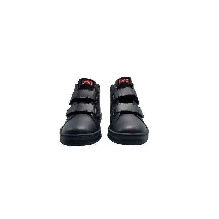 Camper midnight black velcro hi top sneaker - boys