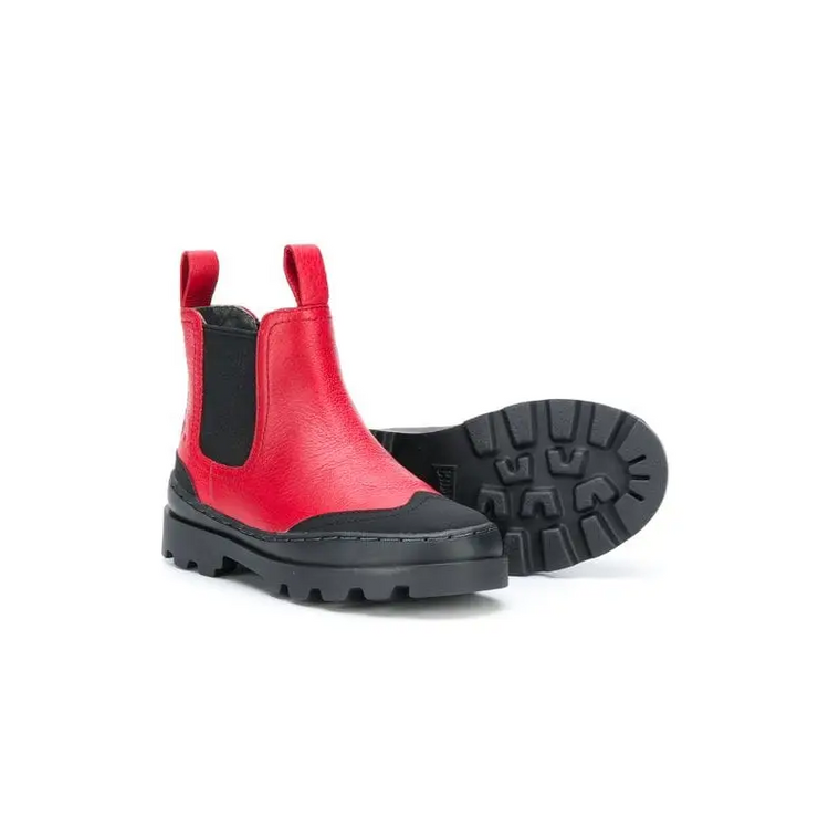 camper-red-leather-lug-sole-pull-on-bootie-boys