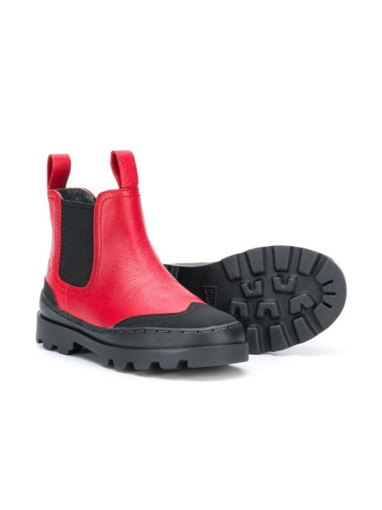 camper-red-leather-lug-sole-pull-on-bootie-boys
