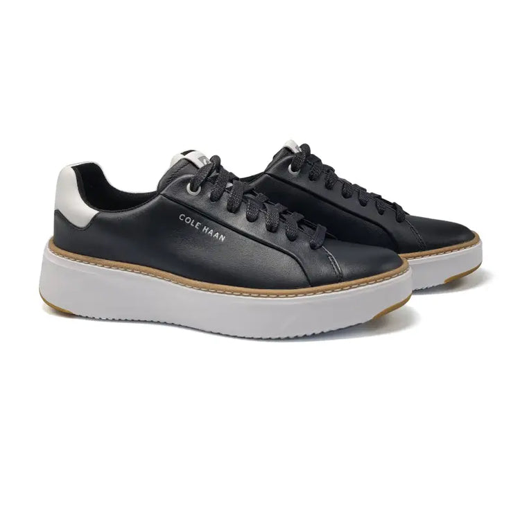 Cole Haan Topspin Black White Lace Sneaker