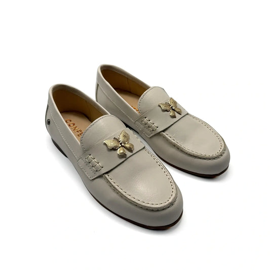 Confetti ivory butterfly dress loafer fast shipping