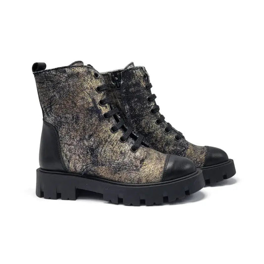 Confetti metallic denim bootie 3518 boot