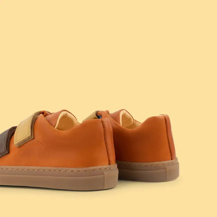 Dulis orange velcro sneaker 541 - boys