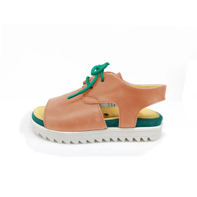 Dulis peach lace up sandal sk900 - girls