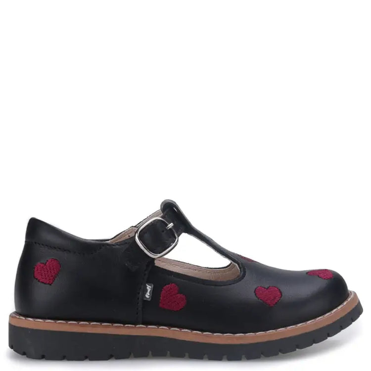 Emel black hearts t strap e2724 strap