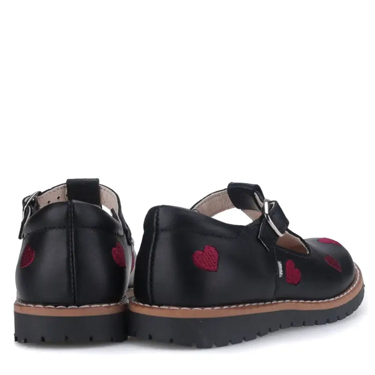 Emel black hearts t strap e2724 strap