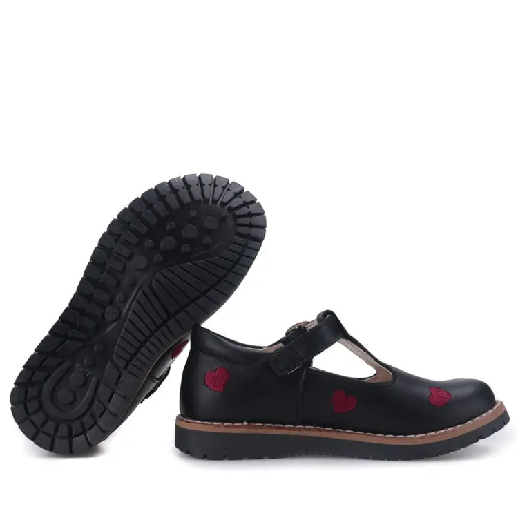 Emel black hearts t strap e2724 strap