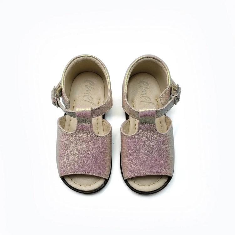 Emel iridescent first walker sandal for baby fast shipping