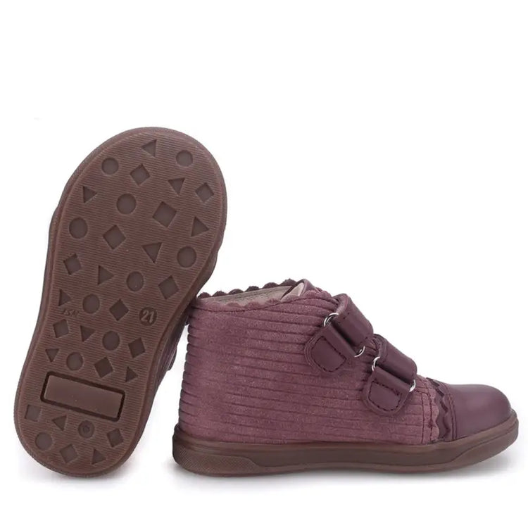 Emel plum pink 2671 first walker sneaker