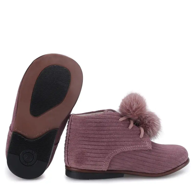Emel rose corduroy 1426 first walker bootie
