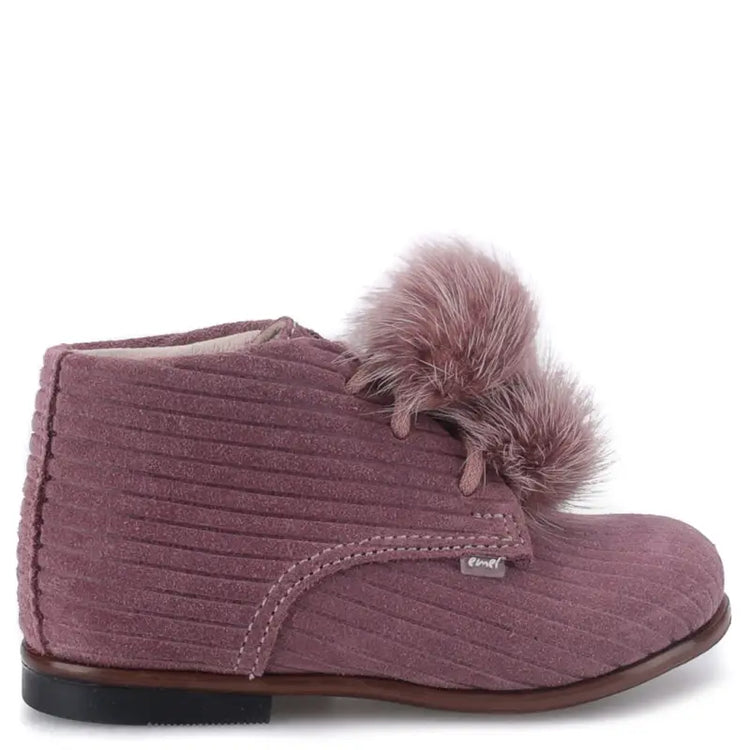 Emel rose corduroy 1426 first walker bootie