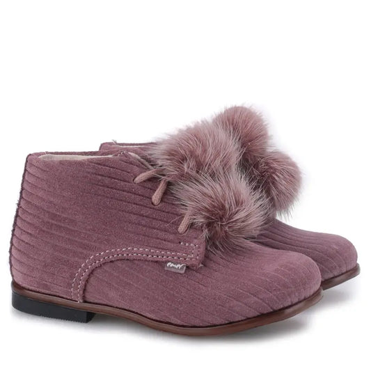 Emel rose corduroy 1426 first walker bootie