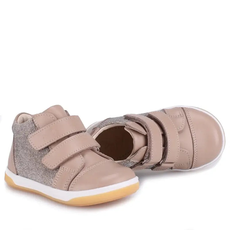 emel-stone-taupe-velcro-sneaker-first-walker