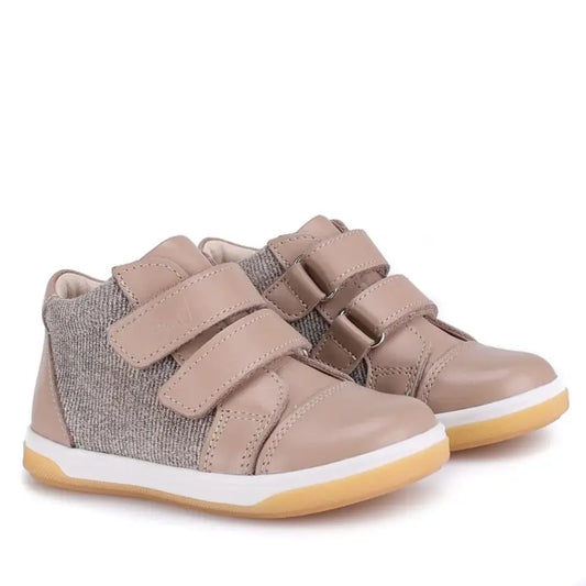 emel-stone-taupe-velcro-sneaker-first-walker