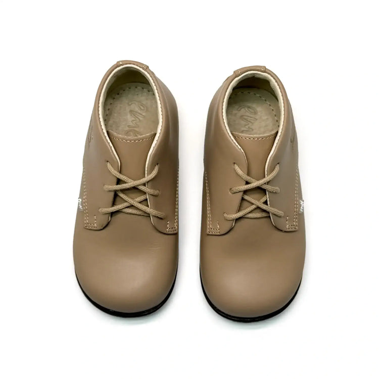 Emel taupe embroidery first walker bootie fast shipping