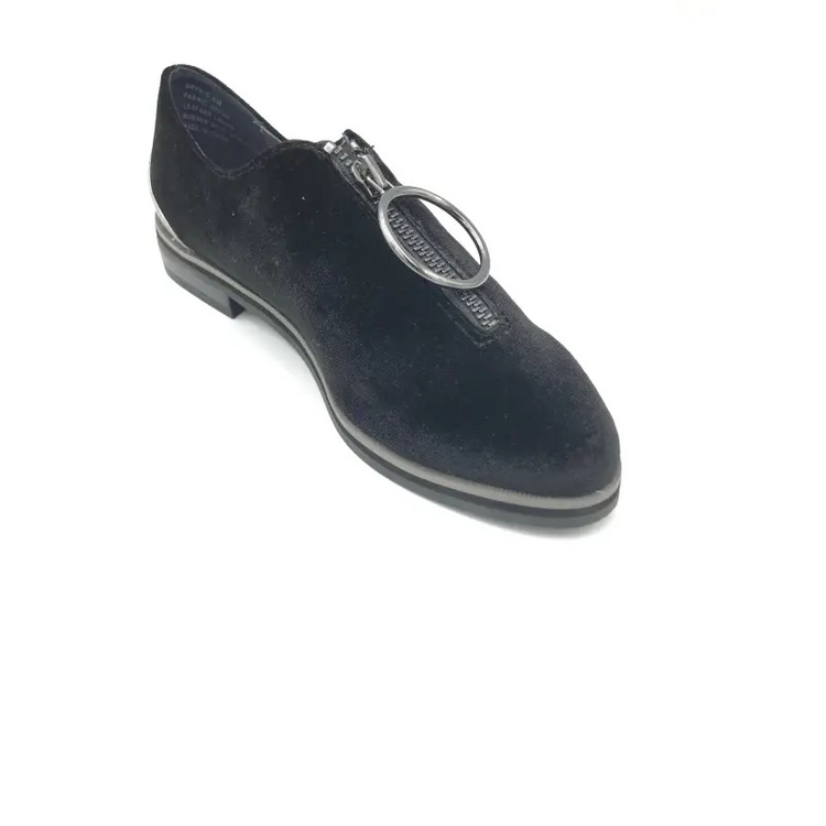 Esporre bryn black velvet front zipper - ladies