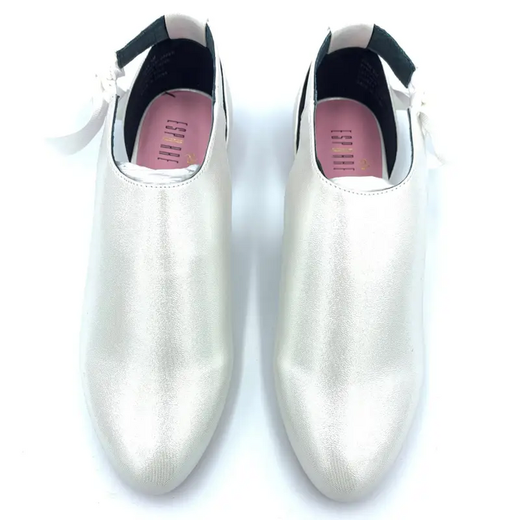 Esporre white metallic dress shoe gs527 - ladies