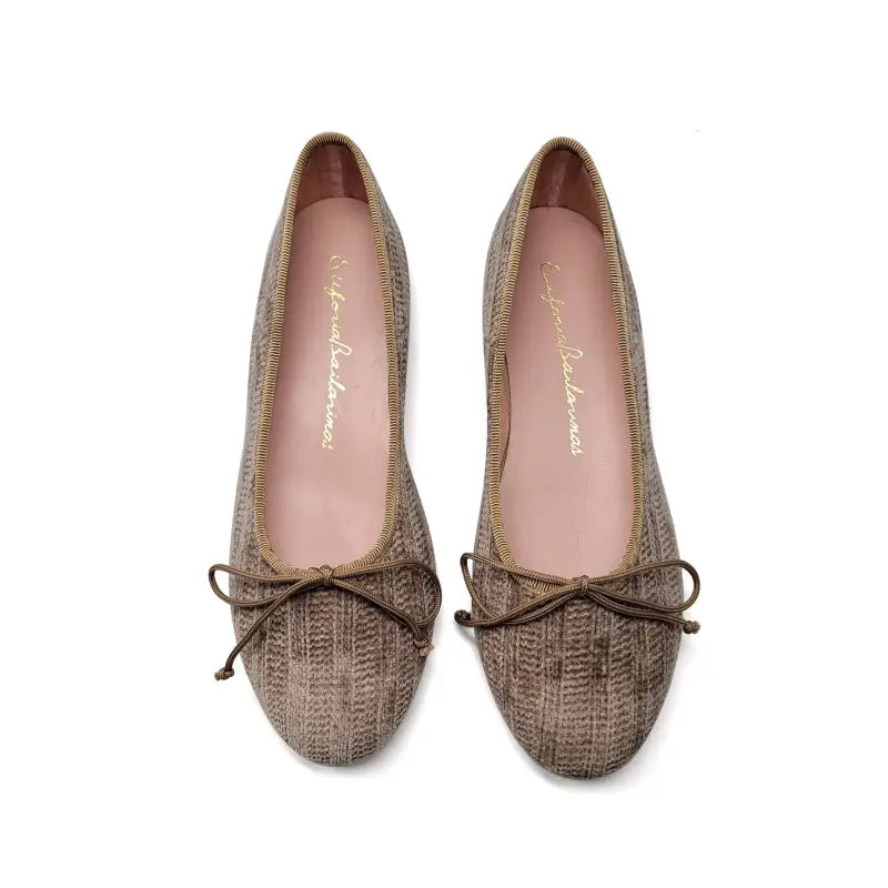Euphoria camel sweater ballet flat 4001 - ballet