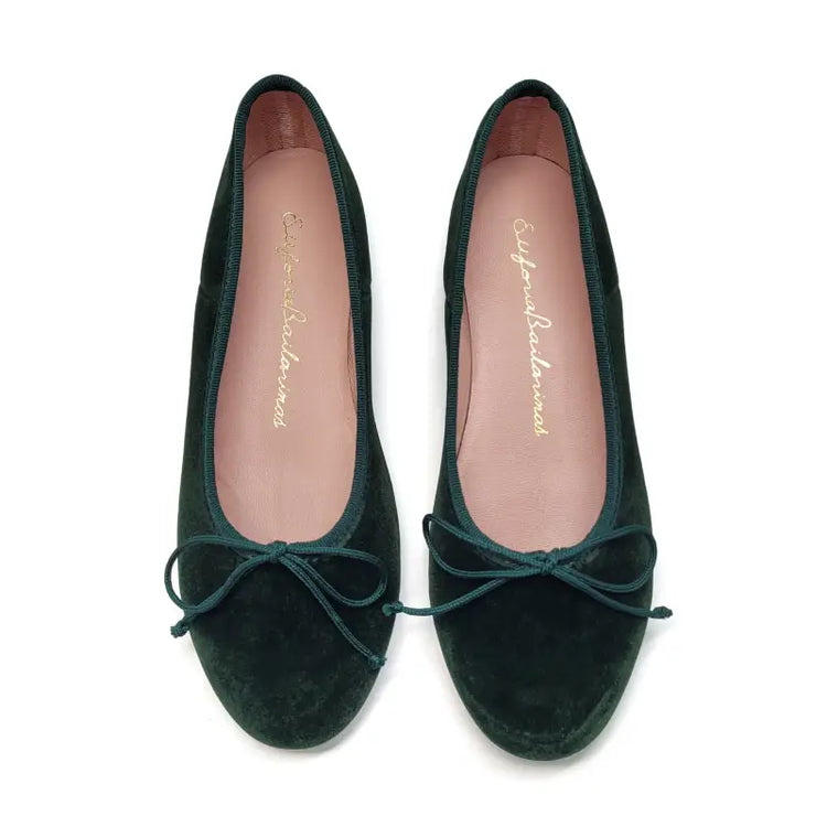 Euphoria deep green velvet ballet 4001 - ballet