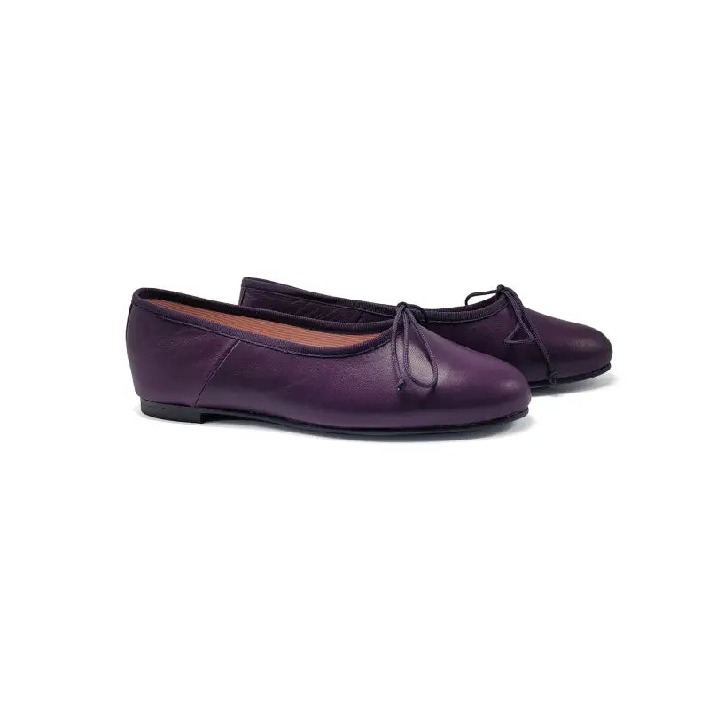 Euphoria eggplant leather ballet flat 4001 - ballet