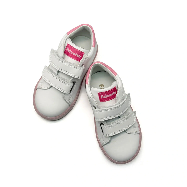 Falcotto miam white floral velcro sneaker fast shipping