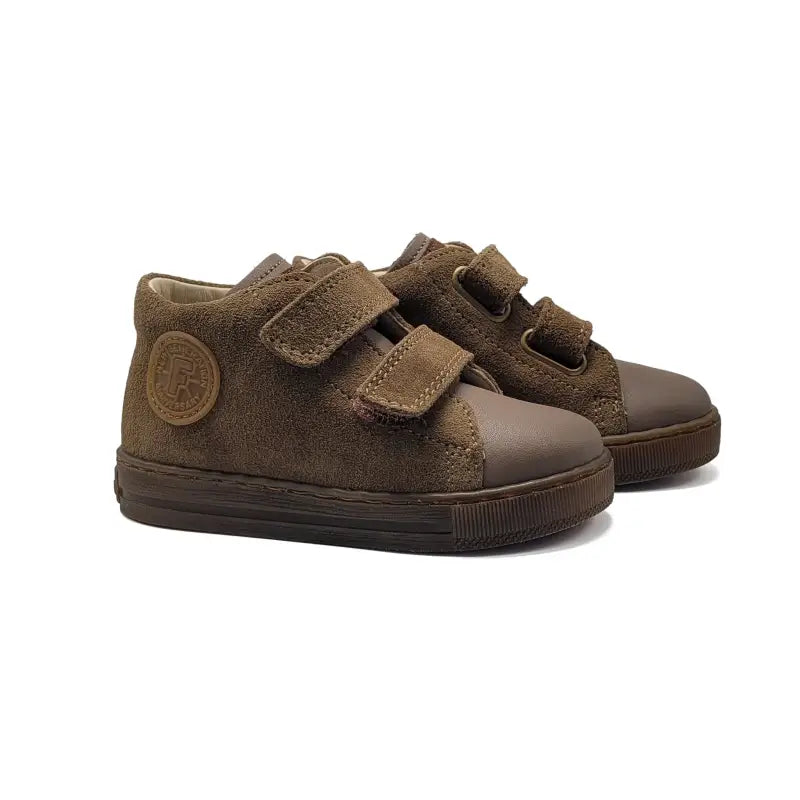 Falcotto-michael- - brown suede - baby sneaker