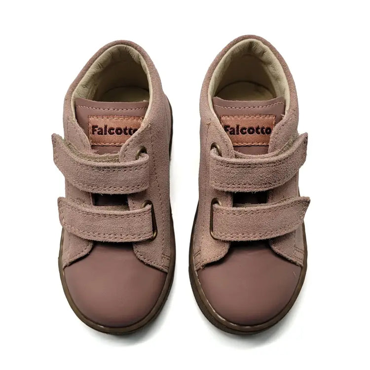 Falcotto-michael- - rose suede - baby sneaker