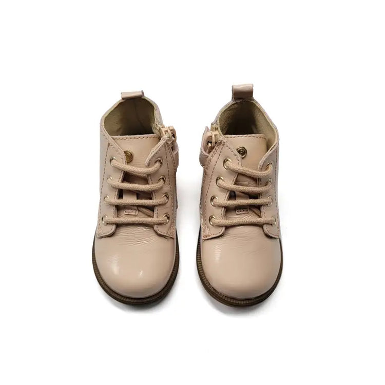 Falcotto robin nude patent first walker bootie