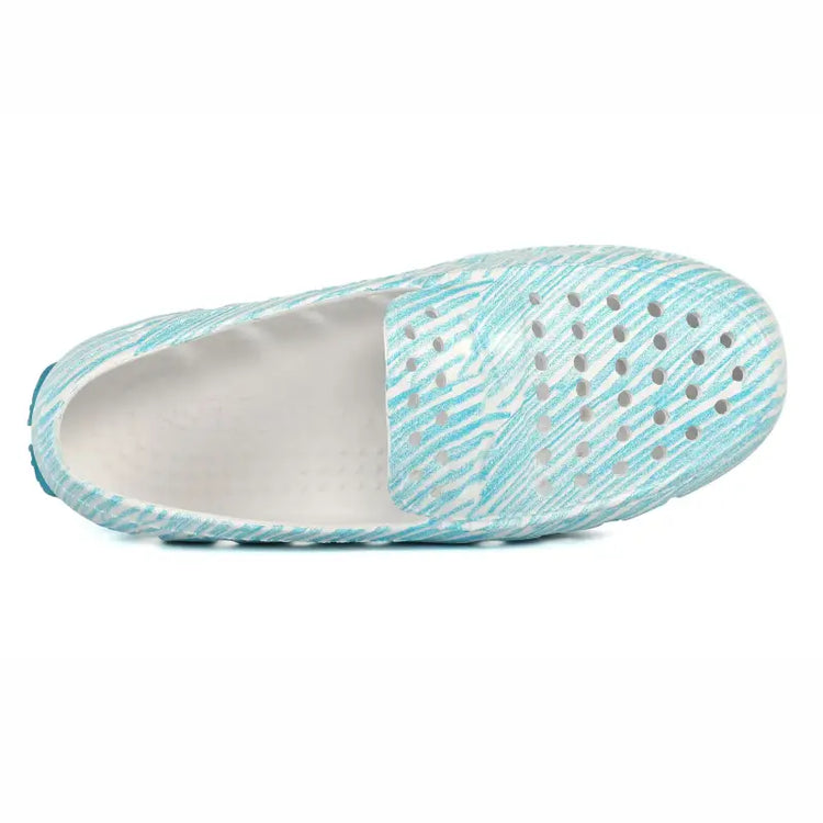 Floafers Prodigy Turquoise Scribble Water Shoe - UNISEX