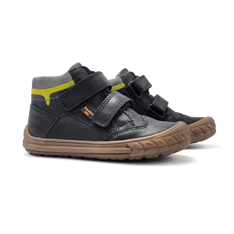 Froddo black lime waterproof velcro sneaker g3110179 - boys