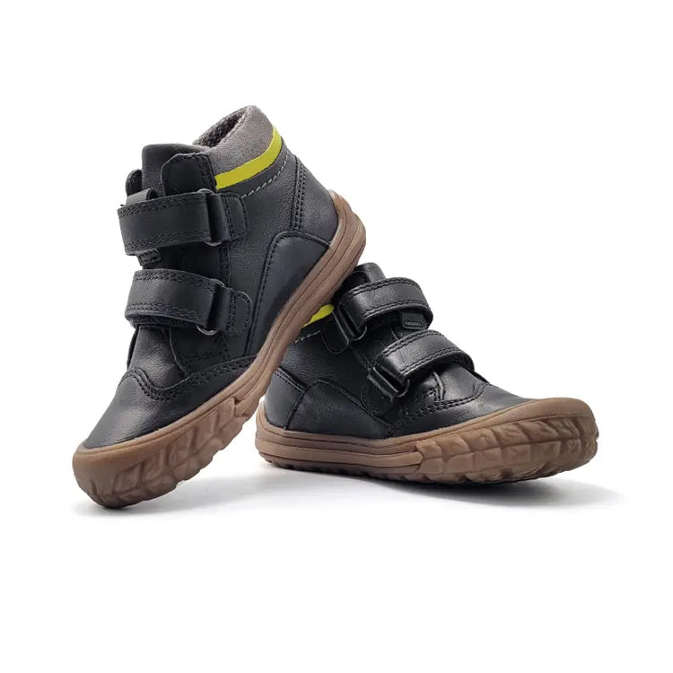 Froddo black lime waterproof velcro sneaker g3110179 - boys