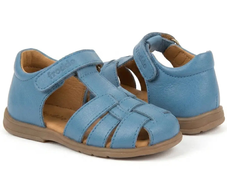 Froddo blue jeans closed sandal for first walkers | laced shoe fast shipping