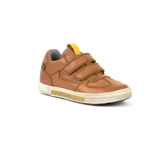 Froddo brown leather double velcro sneaker g3130145