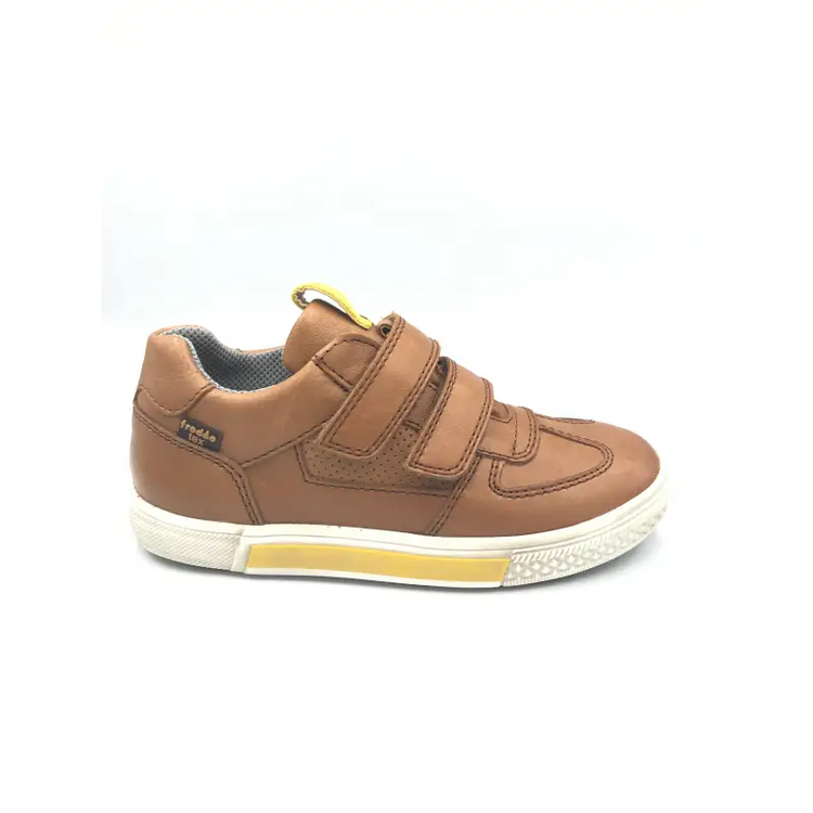 Froddo brown leather double velcro sneaker g3130145