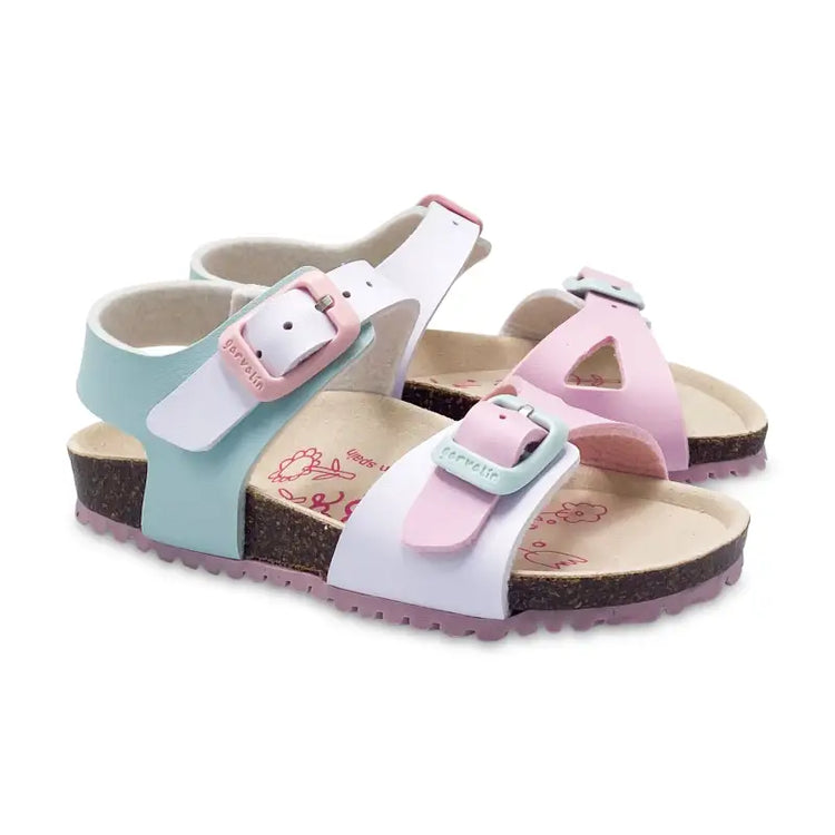 Garvalin light pink mint sandal 20266 - girls