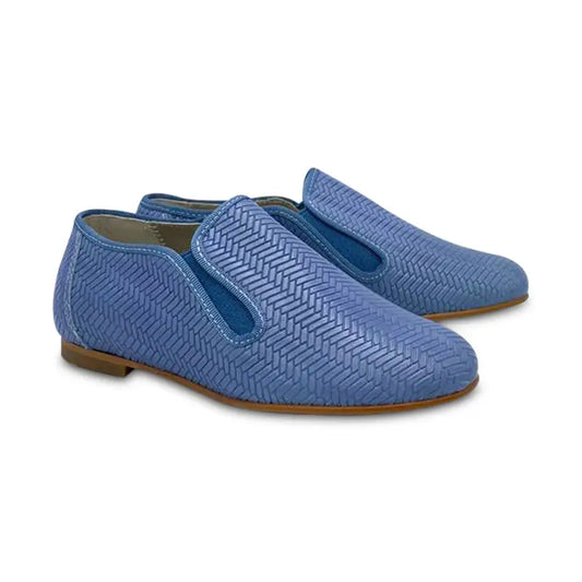Geppettos blue basket smoking shoe 137037-21 - boys
