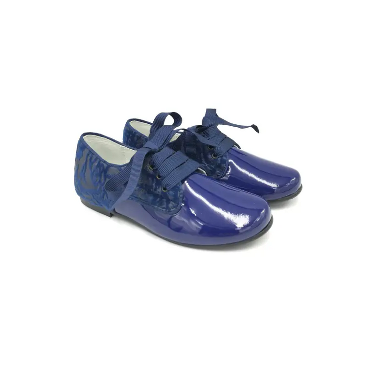 Geppettos blue lace up g599 - boys
