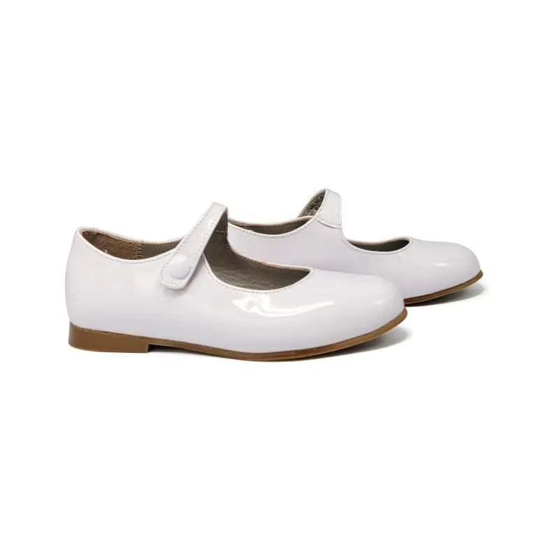 Geppettos white patent mary jane gp0576 - girls
