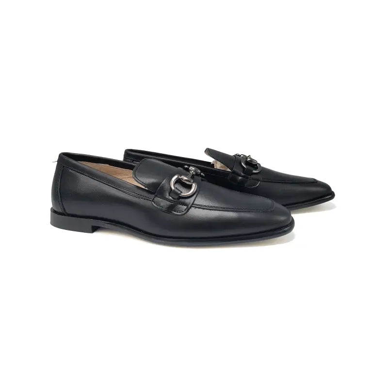 Gravitas black chain loafer 3410 - boys