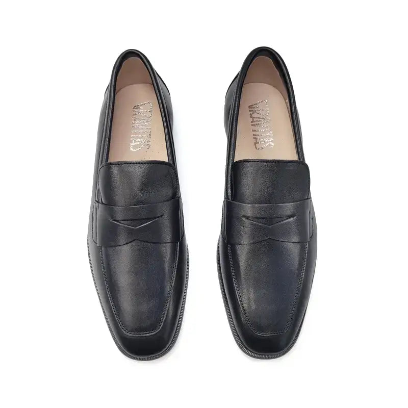 Gravitas black penny loafer ci3422 - boys