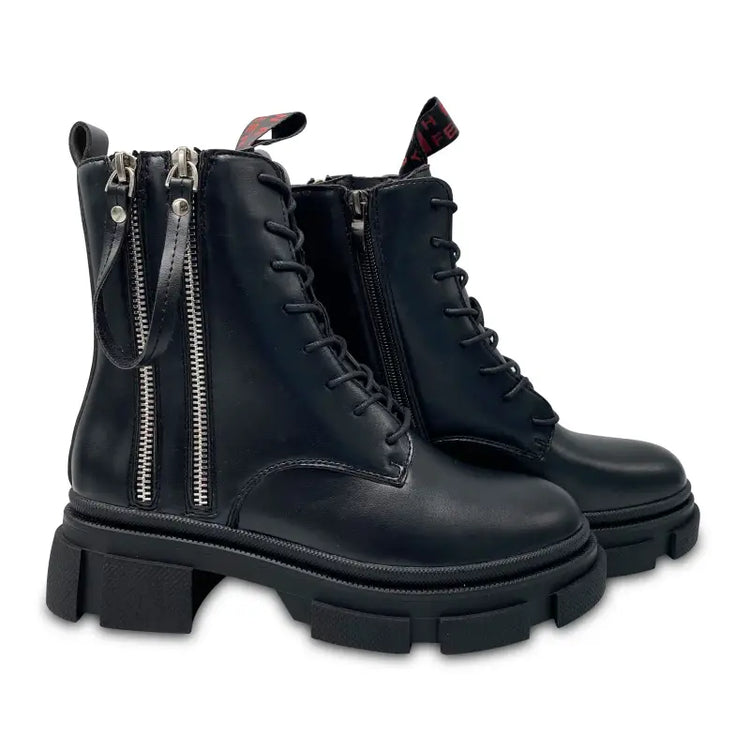 henry-ferrara-black-zipper-chunky-bootie-cali-girls