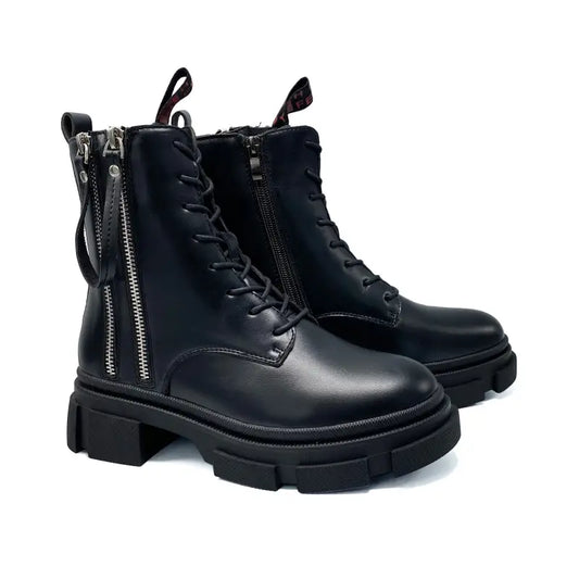 henry-ferrara-black-zipper-chunky-bootie-cali-girls