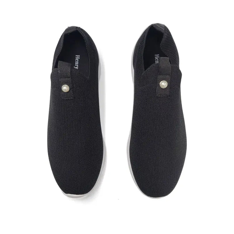 Henry ferrera mara black sock sneaker - girls