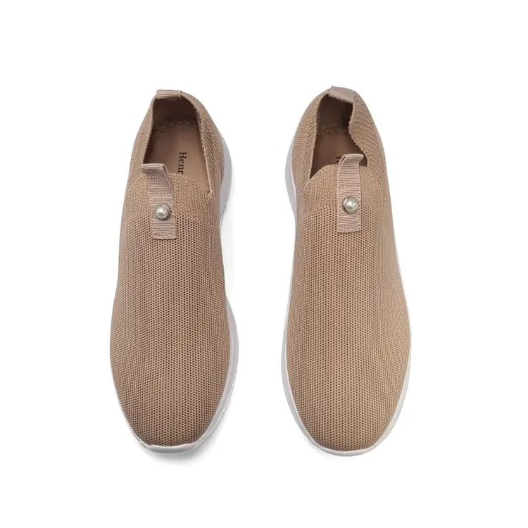 Henry ferrera mara taupe sock sneaker - girls