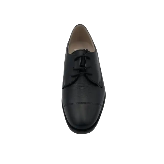 Hoo black leather oxford cv2277 - boys