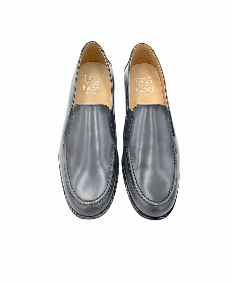 Hoo grey double gore loafer 2171 (hi shine) - slip