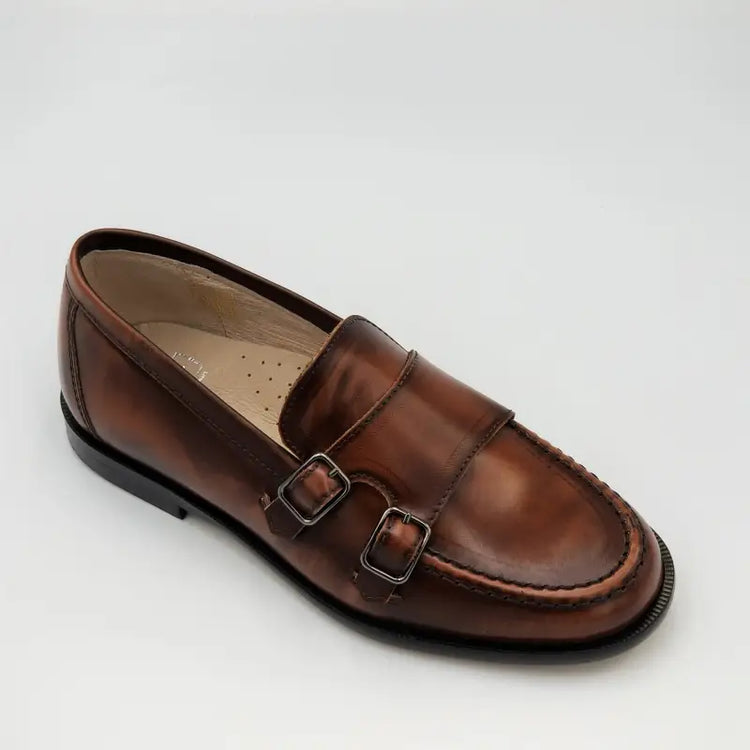 Hoo james double buckle loafer 2324a - boys