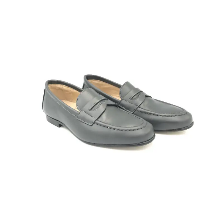 Hoo ralphs dark grey penny loafer 2185