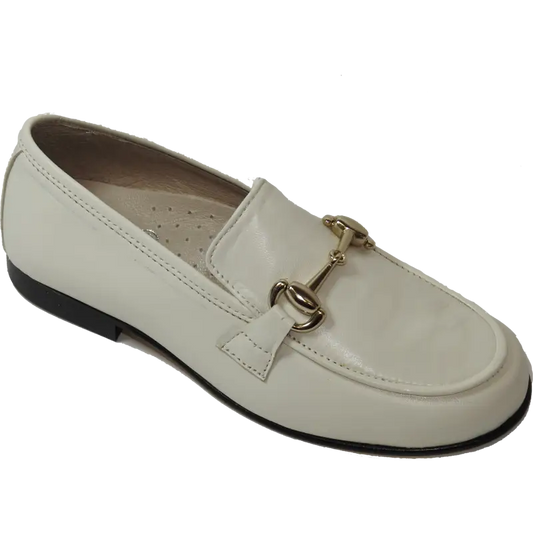 Hoo white chained loafer 2268 - unisex