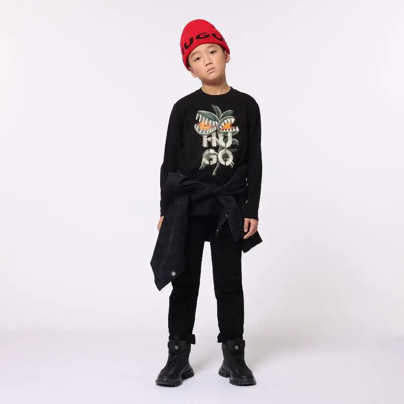 Hugo Black Chunk Sneaker Bootie G00251 - BOYS